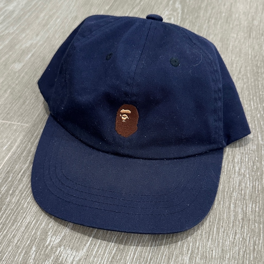 Vintage Bape Navy Blue Cap